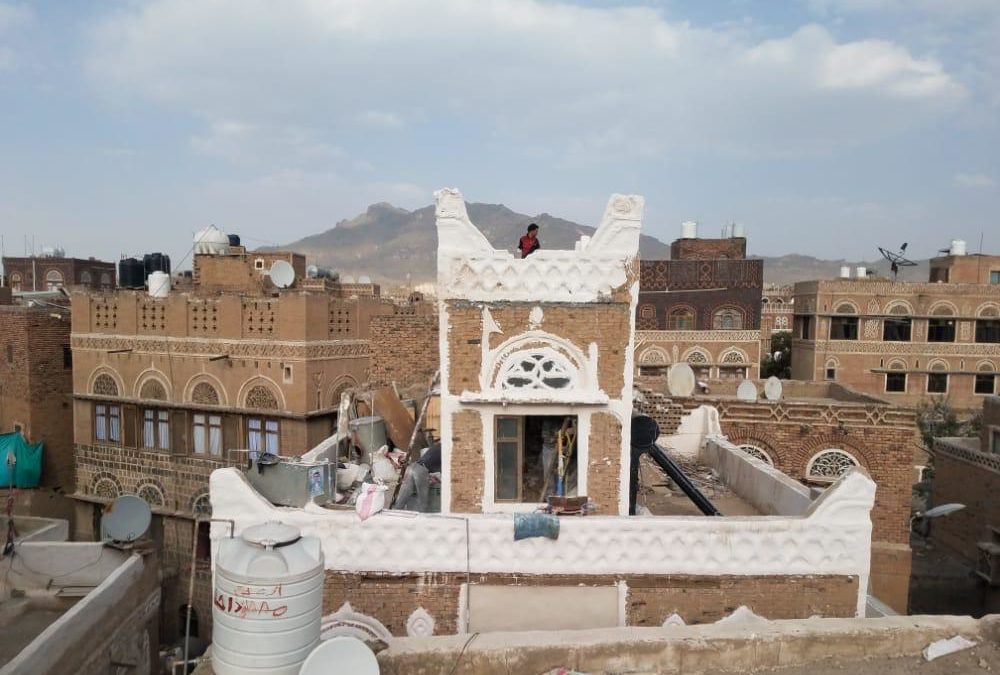 Completion of another house renovation in Old Sana’a