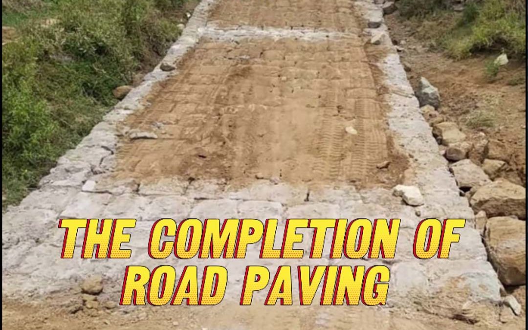 The Completion of Road Paving